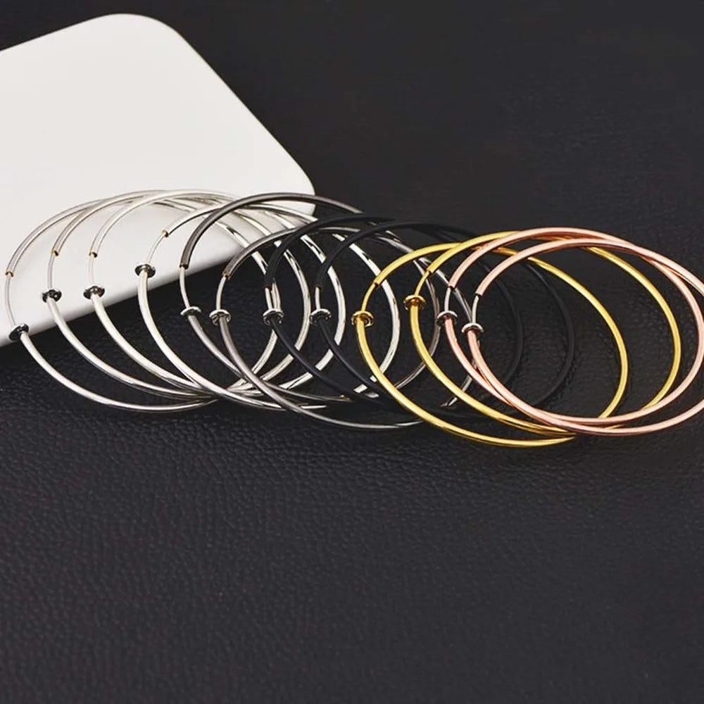 Clip On Hoop Earrings | Non-Pierced Circle Earrings 2/4/6cm Women